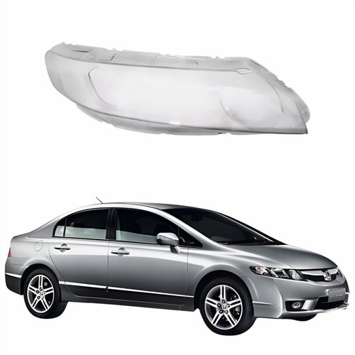 Lente Farol Honda Civic 2006 Até 2011 Modelo Valeo Lado Direito Passageiro