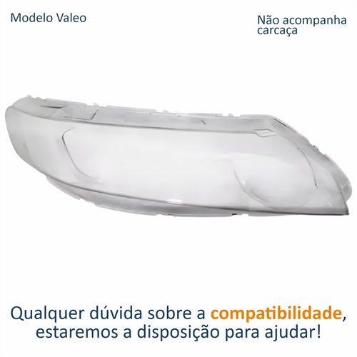 Lente Farol Honda Civic 2006 Até 2011 Modelo Valeo Lado Direito Passageiro