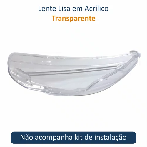 Lente Farol Honda Fit 2003 Até 2008 Lado Direito Passageiro