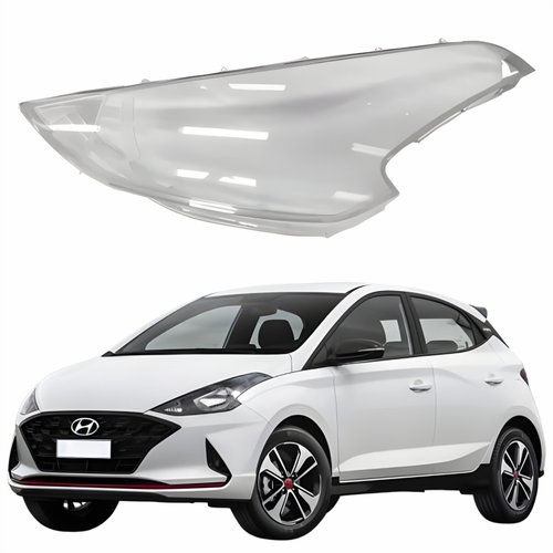 Lente Farol Hyundai Hb20 2020 2021 2022 Lado Esquerdo Motorista