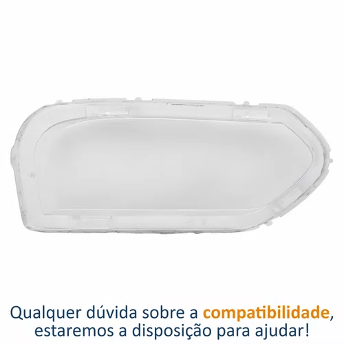 Lente Farol Renault Kwid 2022 Até 2025 Lado Esquerdo Motorista