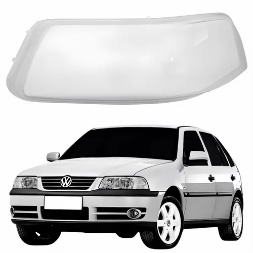 Lente Farol VW Gol G3 1999 Até 2005 Lado Esquerdo Motorista