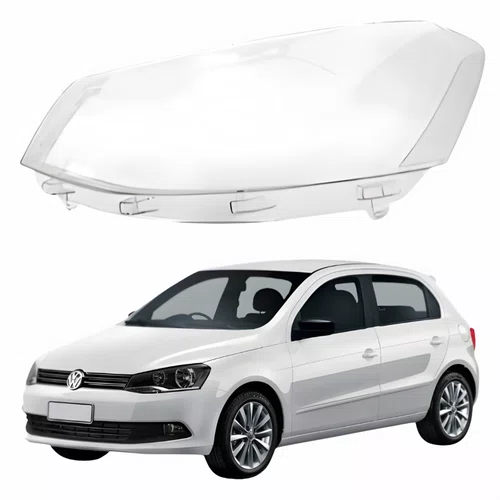 Lente Farol Vw Gol G6 2013 Até 2016 Duplo Lado Esquerdo Motorista