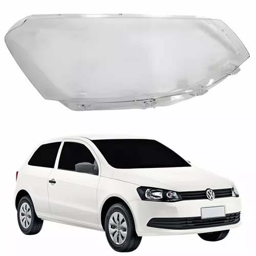 Lente Farol Vw Gol G6 2013 Até 2016 Simples Lado Direito Passageiro