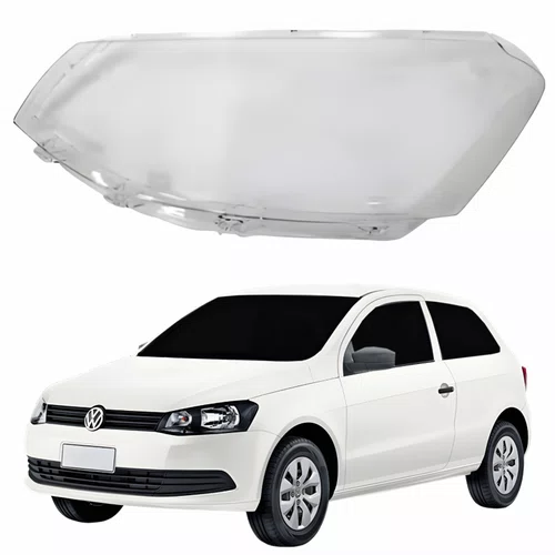 Lente Farol Vw Gol G6 2013 Até 2016 Simples Lado Esquerdo Motorista