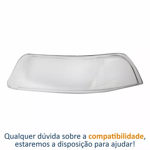 Lente Farol Volkswagen Gol Saveiro Parati G3 1999 2000 2001 2002 2003 2004 2005 Lado Direito Passageiro