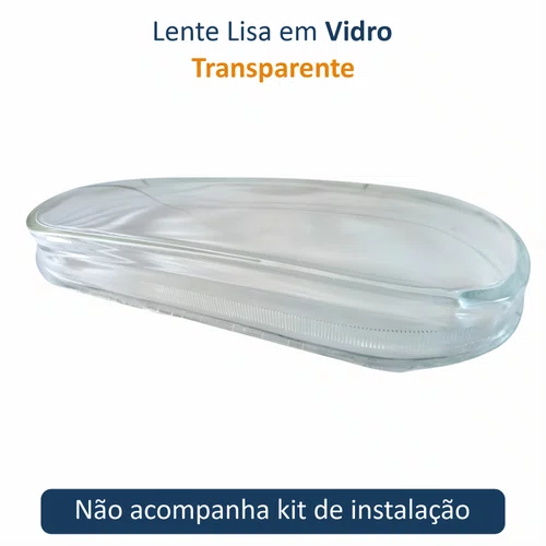 Lente Farol Vw Golf 1999 Até 2007 Vidro Lado Esquerdo Motorista
