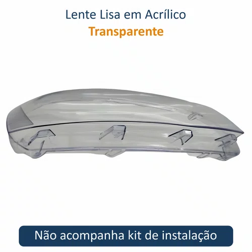 Lente Farol Vw Saveiro G6 2014 Até 2016 Simples Lado Direito Passageiro