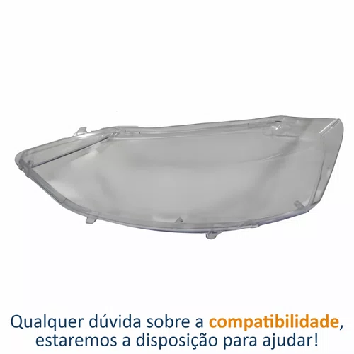 Lente Farol Vw Crossfox 2011 Até 2014 Duplo Lado Direito Passageiro