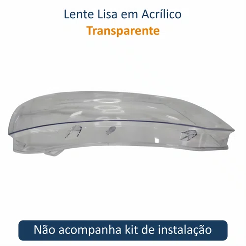 Lente Farol Vw Crossfox 2011 Até 2014 Duplo Lado Direito Passageiro