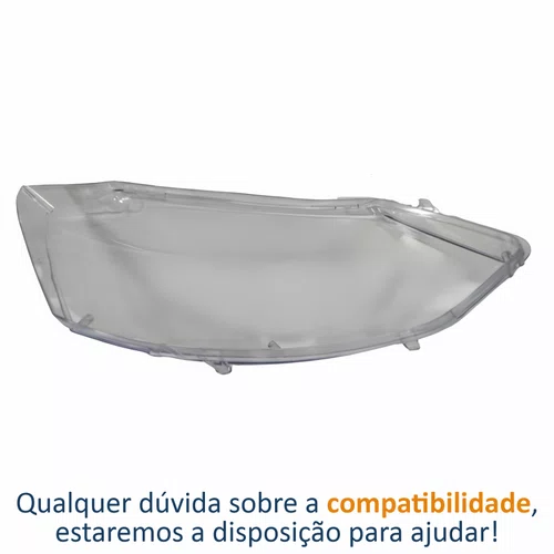 Lente Farol Vw Spacefox 2011 Até 2014 Duplo Lado Esquerdo Motorista
