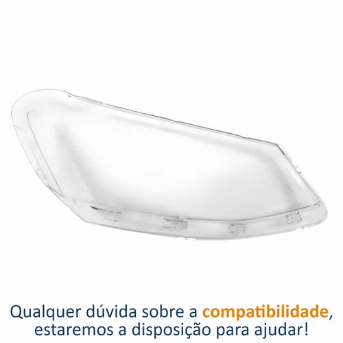 Lente Farol Vw Voyage G6 2013 Até 2016 Duplo Lado Esquerdo Motorista