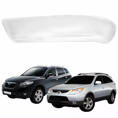 Lente Pisca Retrovisor Hyundai Santa Fe Veracruz 2008 2009 2010 2011 2012 Lado Esquerdo Motorista