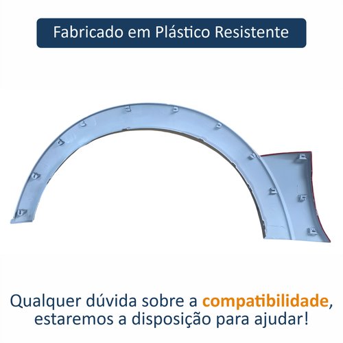Moldura Dianteira Paralama Mitsubishi Pajero Full 2008 Até 2019 Lado Direito Passageiro