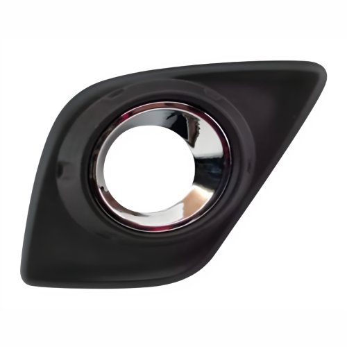Moldura Farol Auxiliar Toyota Hilux Srv 2016 Até 2019 Cromado Com Furo Lado Direito Passageiro