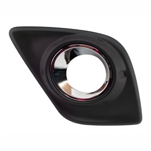 Moldura Farol Auxiliar Toyota Hilux Srv 2016 Até 2019 Cromado Com Furo Lado Esquerdo Motorista