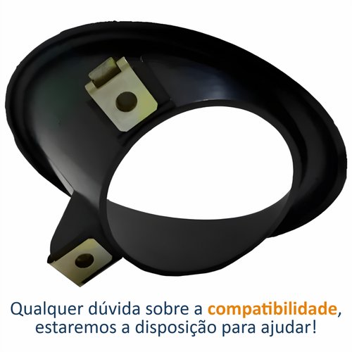 Moldura Farol Auxiliar Peugeot 207 2008 Até 2014 Lado Direito Passageiro