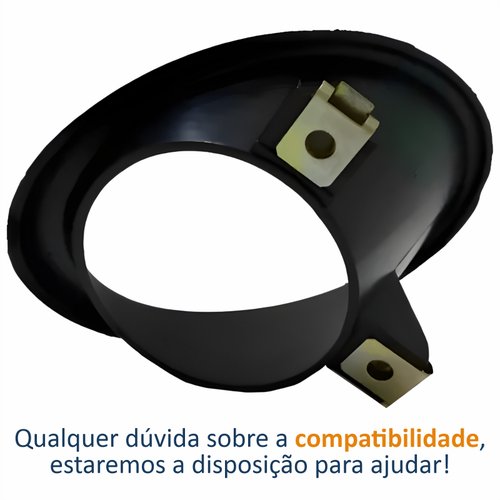 Moldura Farol Auxiliar Peugeot 207 2008 Até 2014 Lado Esquerdo Motorista