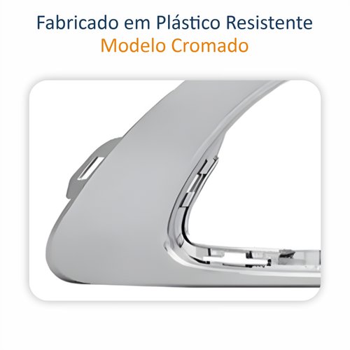 Moldura Farol Auxiliar Renault Fluence 2014 Até 2019 Cromado Lado Direito Passageiro