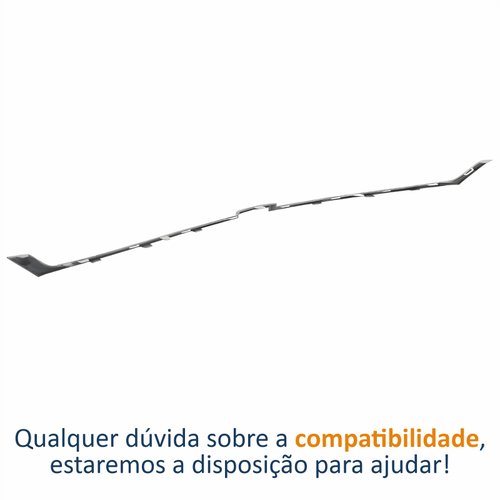 Moldura Grade Radiador Gm Onix 2017 2018 2019 Superior Cinza