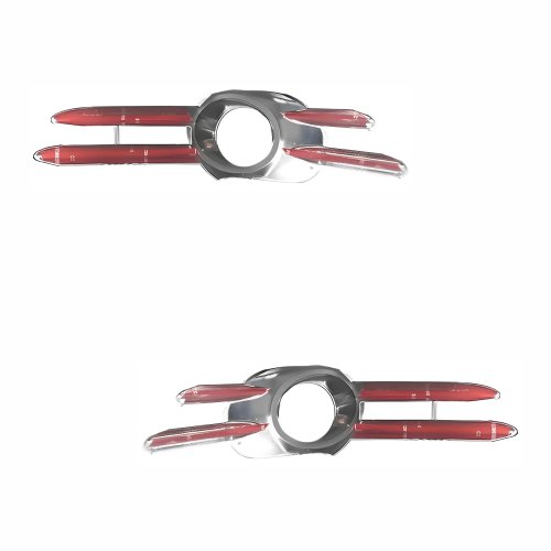 Moldura Grade Vw Golf 2008 2009 2010 2011 2012 Cromada Lado Direito e Lado Esquerdo