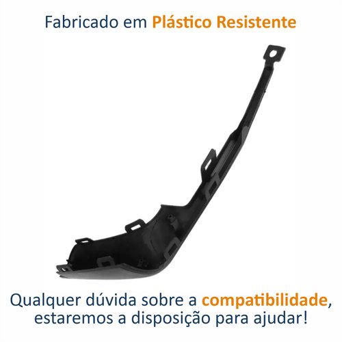 Moldura Inferior Parachoque Dianteiro BYD Dolphin 2023 2024 Lado Direito Passageiro