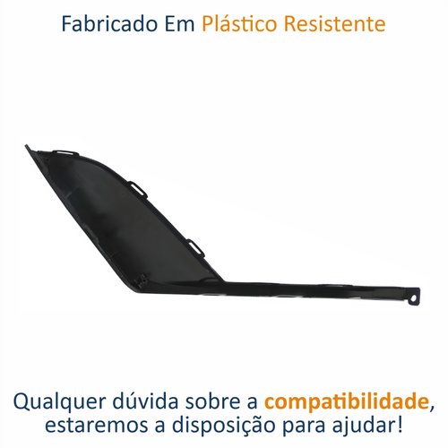 Moldura Inferior Parachoque Traseiro Byd Dolphin 2023 2024 Lado Esquerdo Motorista