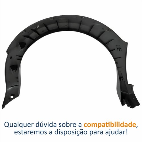 Moldura Para-lama Fiat Idea Adventure 2006 2007 2008 2009 2010 Lado Direito Passageiro