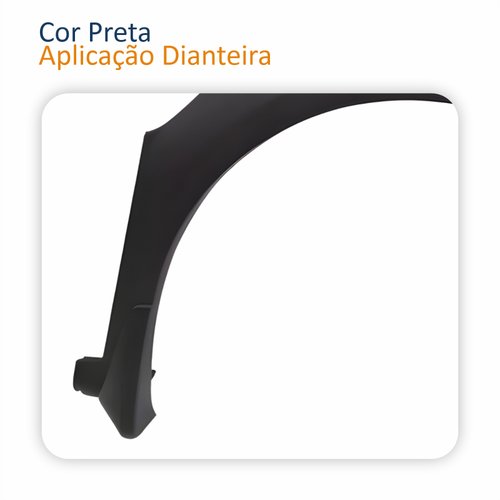 Moldura Para-lama Fiat Idea Adventure 2006 2007 2008 2009 2010 Lado Direito Passageiro