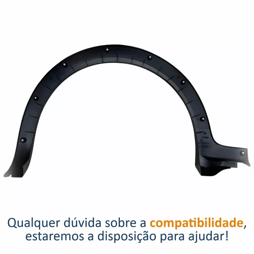 Moldura Para-lama Fiat Palio Weekend Sapão 2005 2006 2007 2008 Lado Direito Passageiro