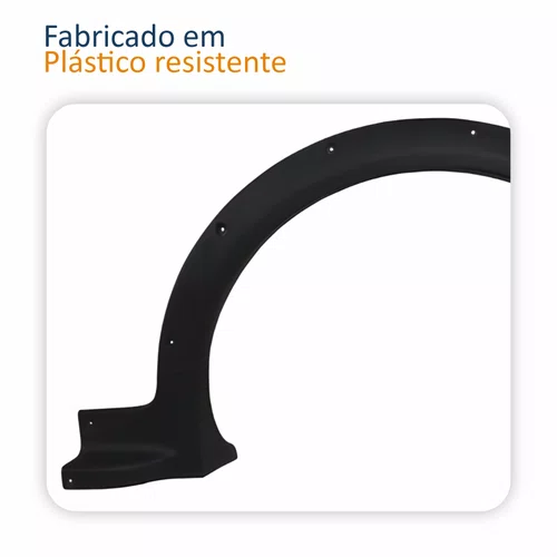 Moldura Para-lama Fiat Palio Weekend Sapão 2005 2006 2007 2008 Lado Direito Passageiro