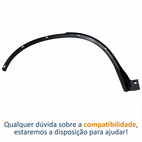 Moldura Paralama Honda Crv 2007 2008 2009 2010 2011 Traseira Lado Esquerdo Motorista