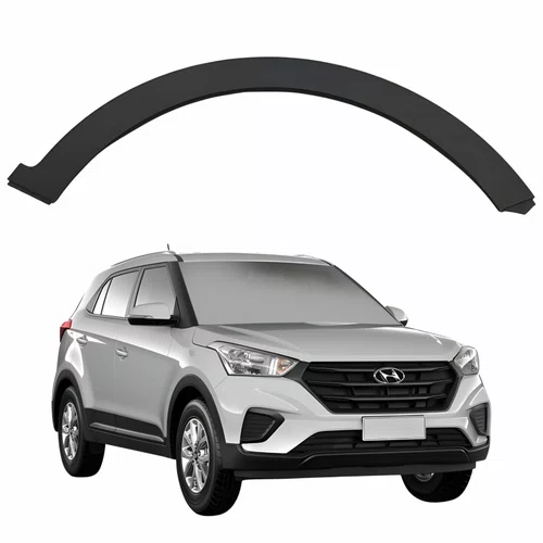 Moldura Paralama Dianteiro Hyundai Creta 2017 2018 2019 2020 Lado Direito Passageiro