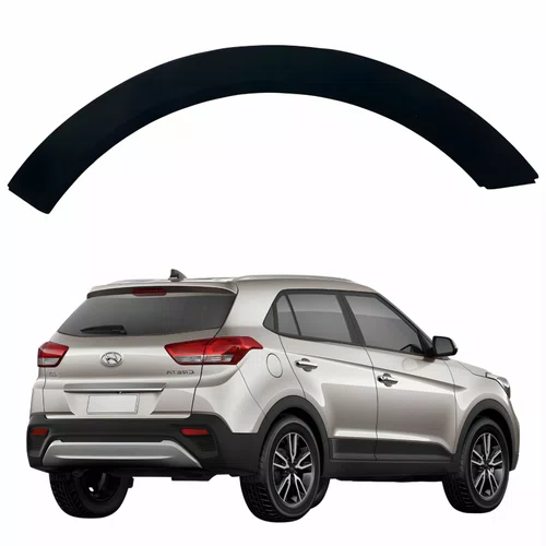 Moldura Paralama Traseiro Hyundai Creta 2017 2018 2019 2020 Lado Direito Passageiro