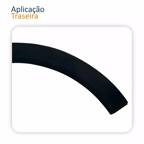 Moldura Paralama Traseiro Hyundai Creta 2017 2018 2019 2020 Lado Esquerdo Motorista