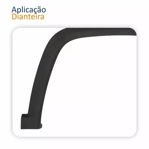 Moldura Paralama Dianteiro Jeep Compass 2017 2018 2019 2020 2021 Lado Direito Passageiro