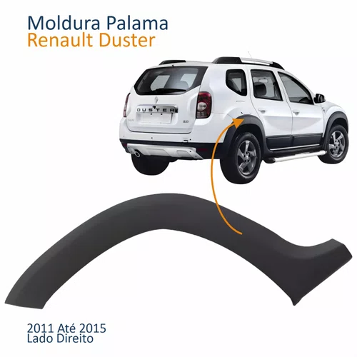Moldura Para-Lama Traseira Renault Duster 2011 2012 2013 2014 2015 Lado Direito Passageiro