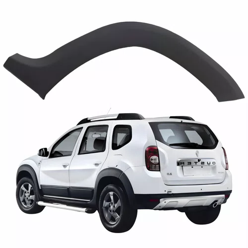 Moldura Paralama Traseira Renault Duster 2011 2012 2013 2014 2015 Lado Esquerdo Motorista