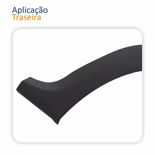Moldura Paralama Traseira Renault Duster 2011 2012 2013 2014 2015 Lado Esquerdo Motorista