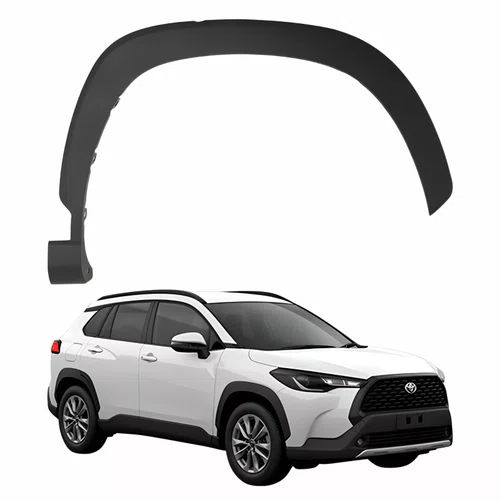 Moldura Paralama Toyota Corolla Cross 2020 2021 2022 2023 2024 Lado Direito Passageiro