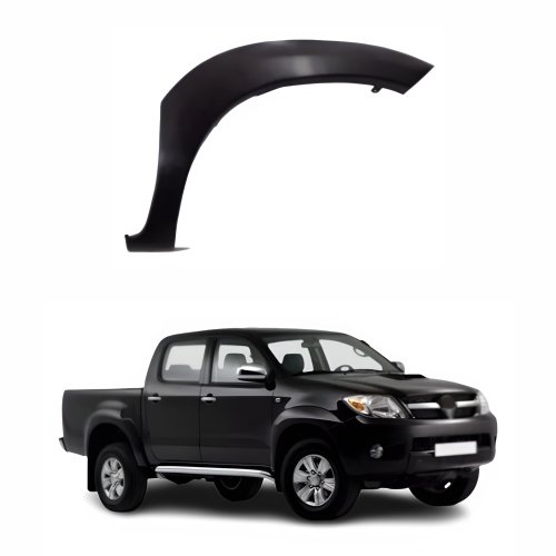 Moldura Paralama Toyota Hilux Srv 2005 Até 2011 Lado Direito Passageiro