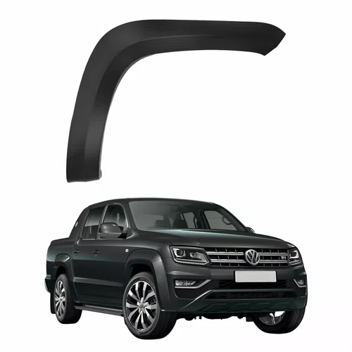 Moldura Paralama Dianteira Vw Amarok 2010 Até 2022 Lado Direito Passageiro