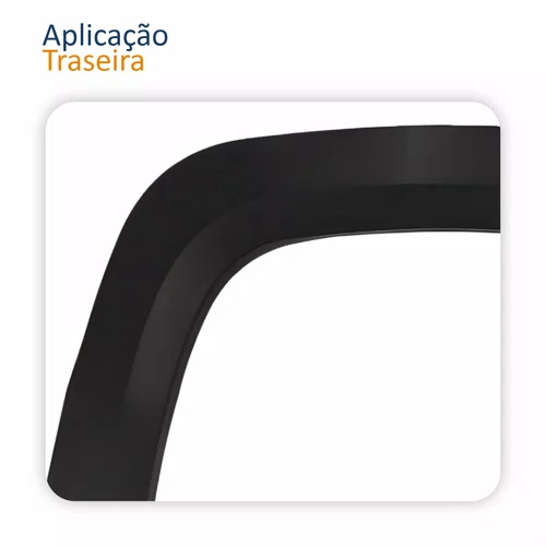 Moldura Paralama Traseira Vw Amarok 2010 Até 2022 Lado Direito Passageiro