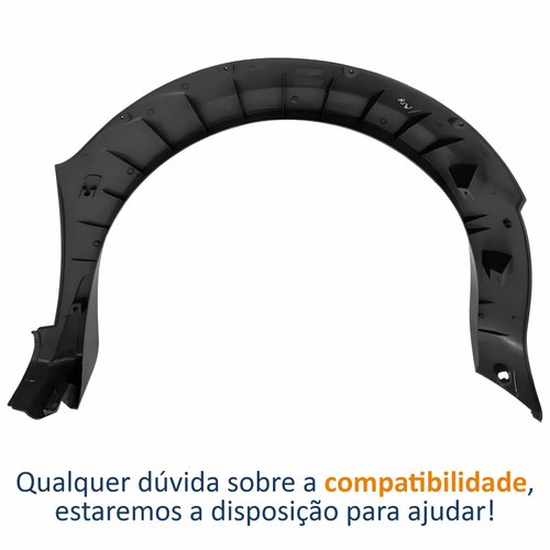 Moldura Para-lama Fiat Idea Adventure 2006 2007 2008 2009 2010 Lado Esquerdo Motorista