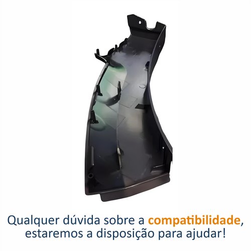 Moldura Parachoque Dianteiro Renault Sandero Stepway 2012 Até 2014 Lado Esquerdo Motorista