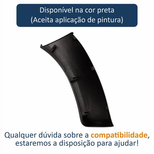 Moldura Parachoque Dianteiro Toyota Hilux Srv 2005 Até 2011 Lado Esquerdo Motorista