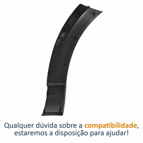 Moldura Parachoque Dianteiro Vw Saveiro G7 G8 2017 Até 2023 Lado Direito Passageiro