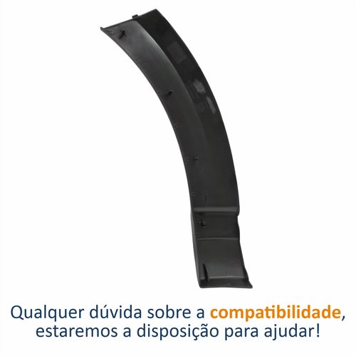Moldura Parachoque Dianteiro Vw Saveiro G7 G8 2017 Até 2023 Lado Esquerdo Motorista