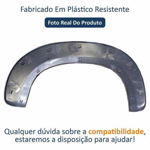 Moldura Paralama Dianteiro Fiat Uno Way 2011 Até 2014 Lado Esquerdo Motorista
