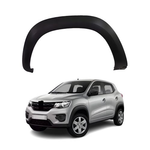 Moldura Paralama Dianteiro Renault Kwid 2017 Até 2023 Lado Esquerdo Motorista